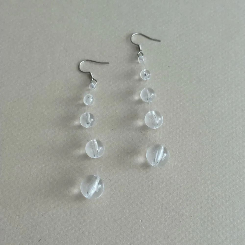 Crystal Drop Earrings S1268 - Picture 2 of 3